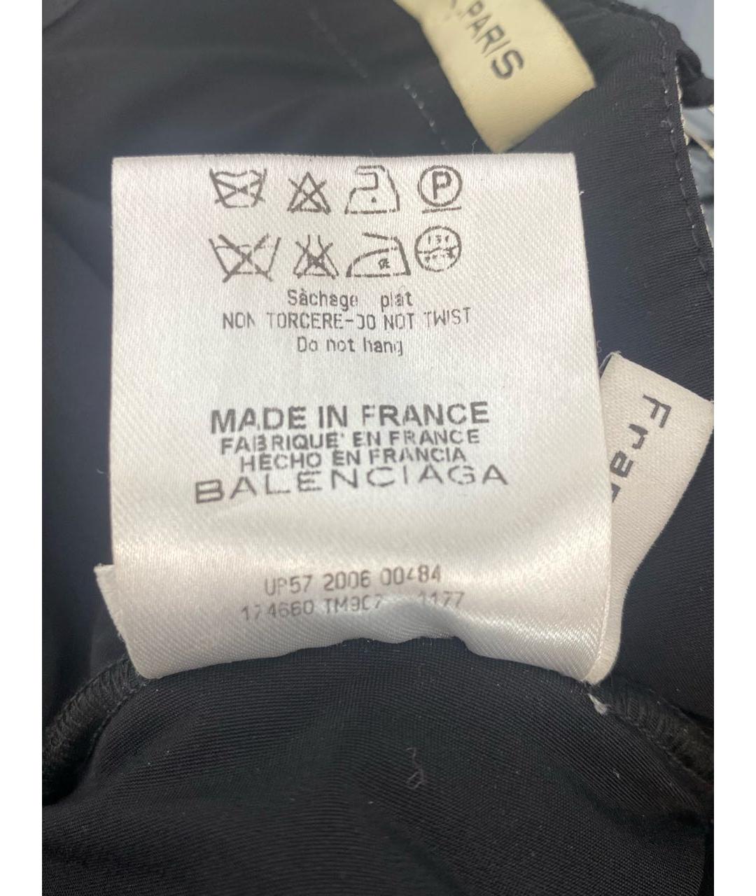 BALENCIAGA Черное шерстяное платье, фото 7