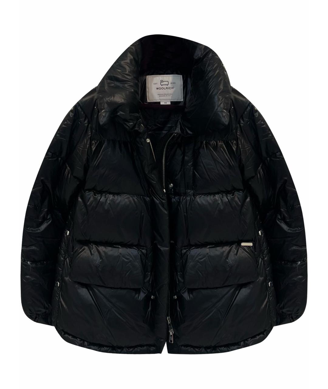 WOOLRICH Черный пуховик, фото 1