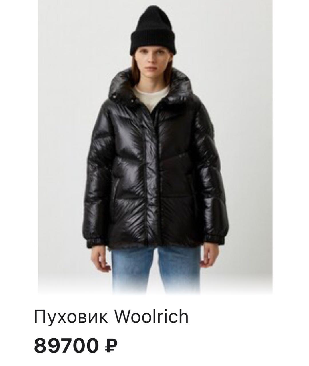 WOOLRICH Черный пуховик, фото 6