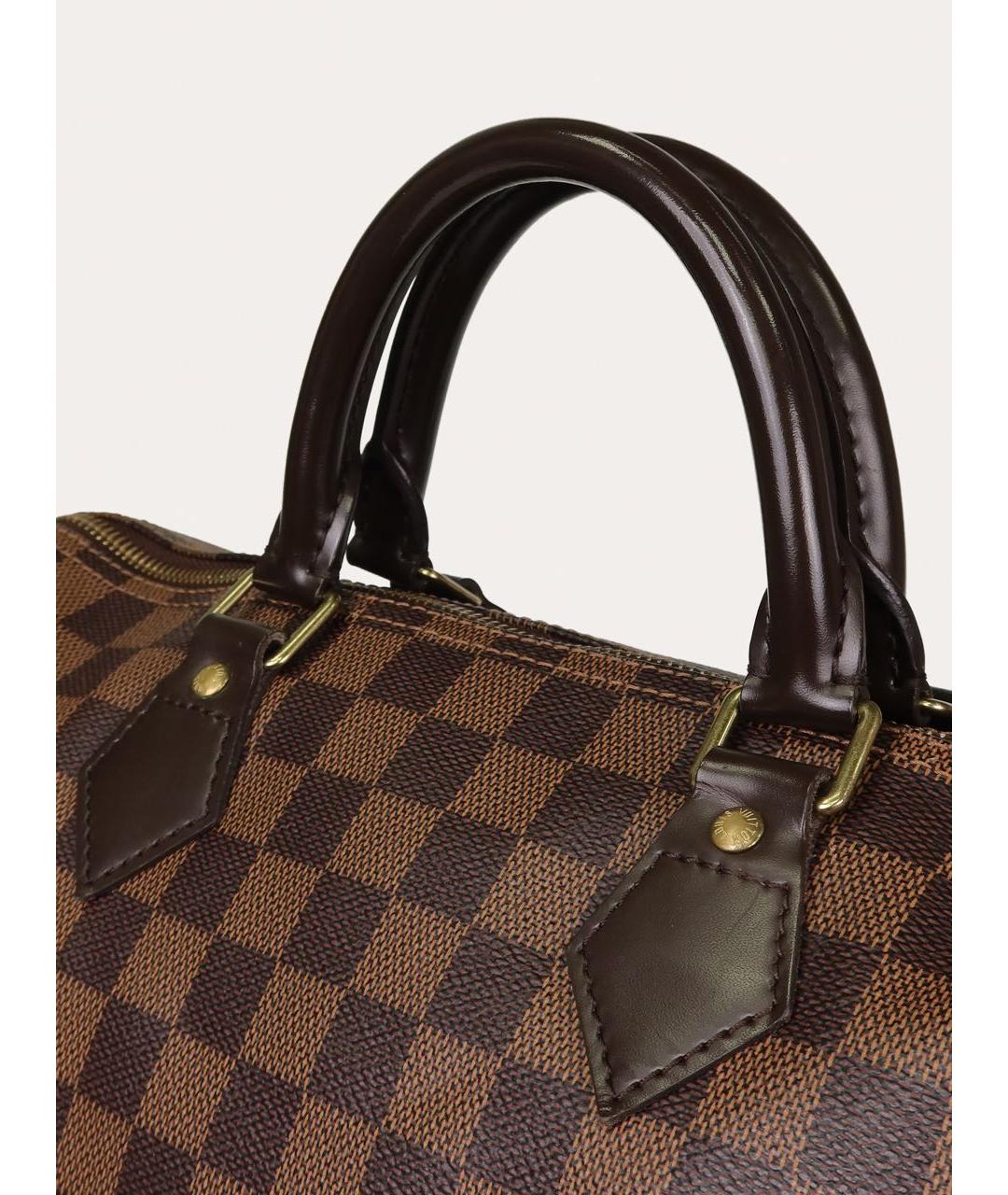 LOUIS VUITTON Коричневая сумка с короткими ручками, фото 6