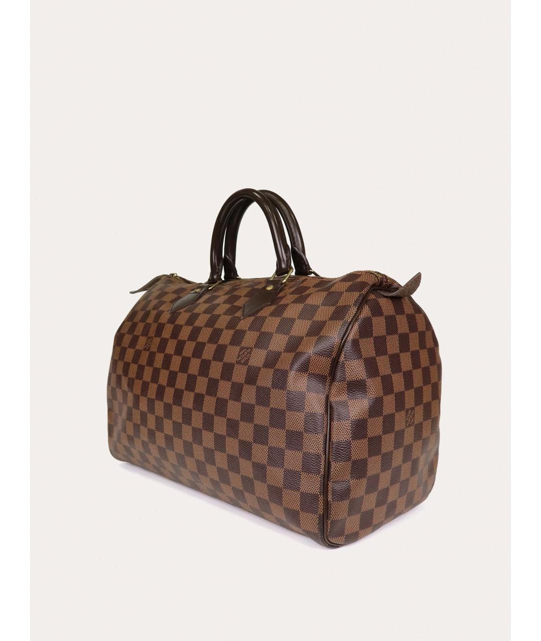 LOUIS VUITTON Коричневая сумка с короткими ручками, фото 2