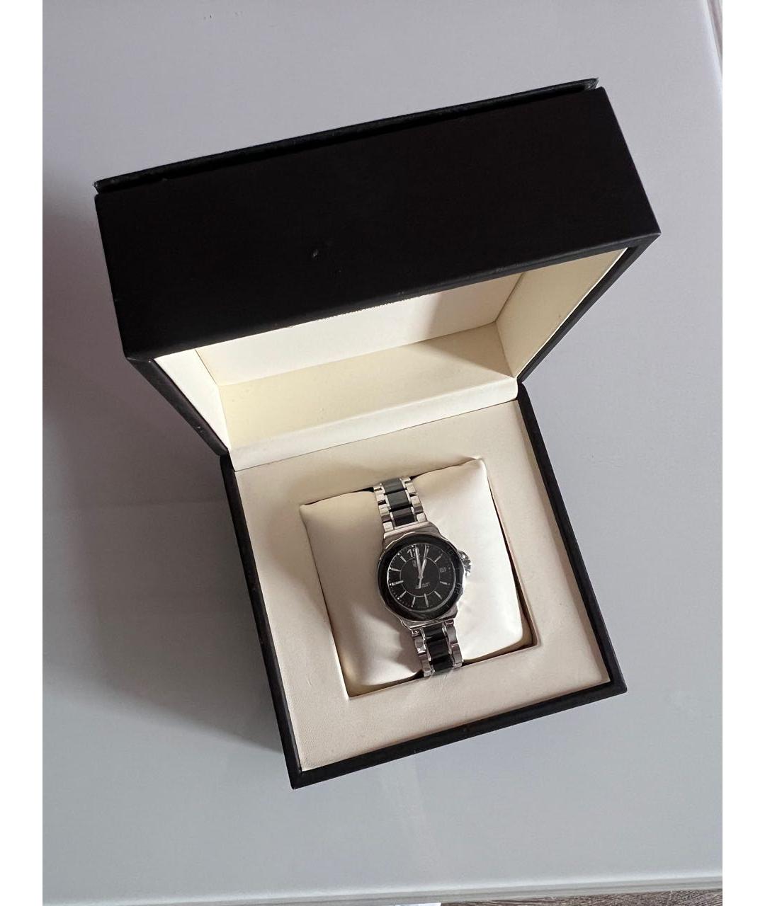 TAG HEUER Черные металлические часы, фото 2