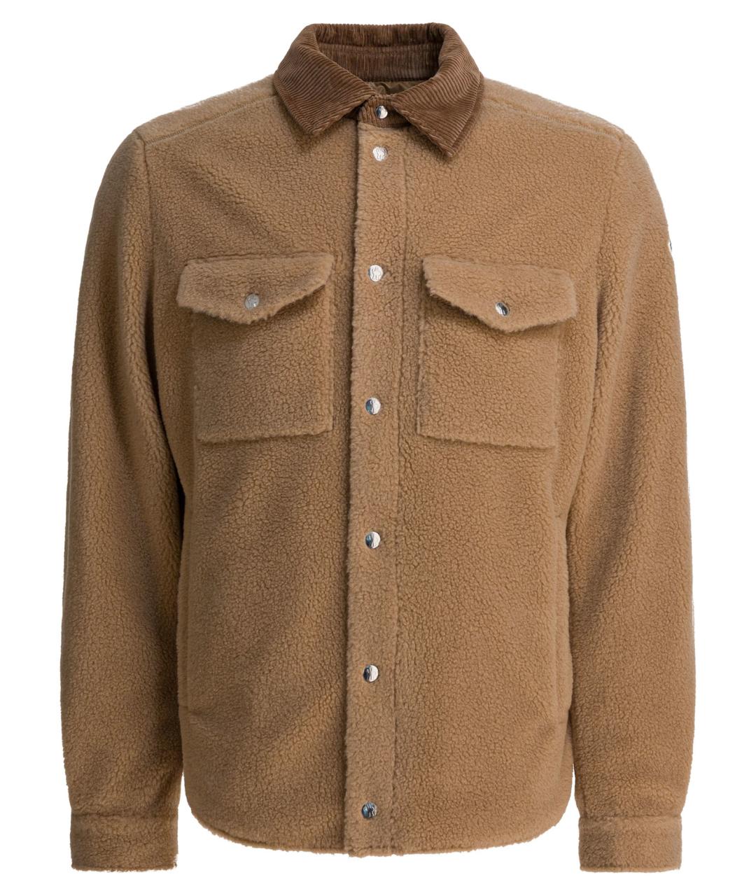 MONCLER Бежевая шерстяная куртка, фото 1