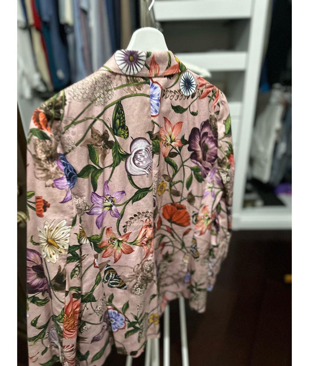 GUCCI Мульти шелковый жакет/пиджак, фото 2