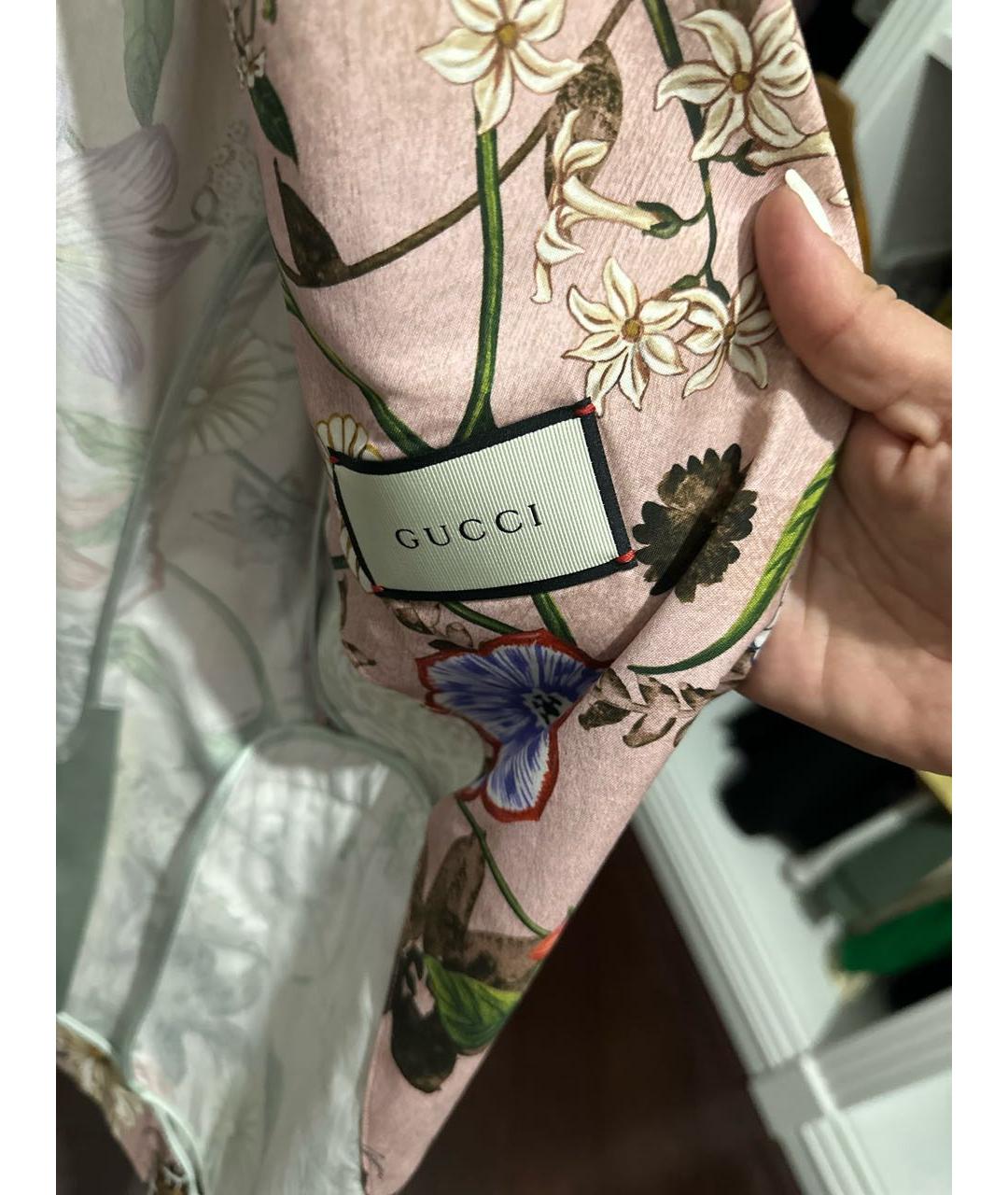 GUCCI Мульти шелковый жакет/пиджак, фото 4