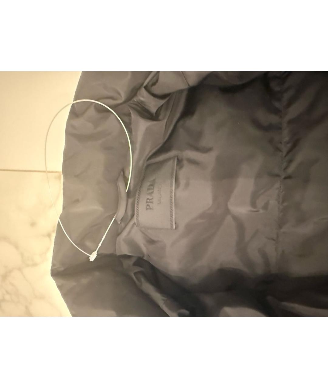 PRADA Черный пуховик, фото 3