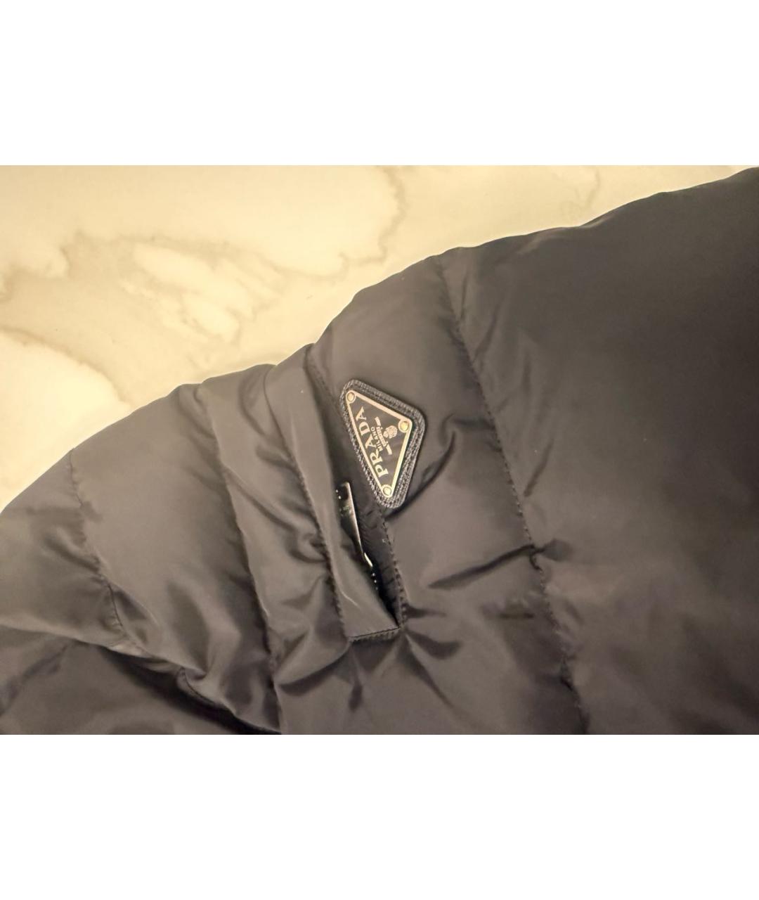 PRADA Черный пуховик, фото 4