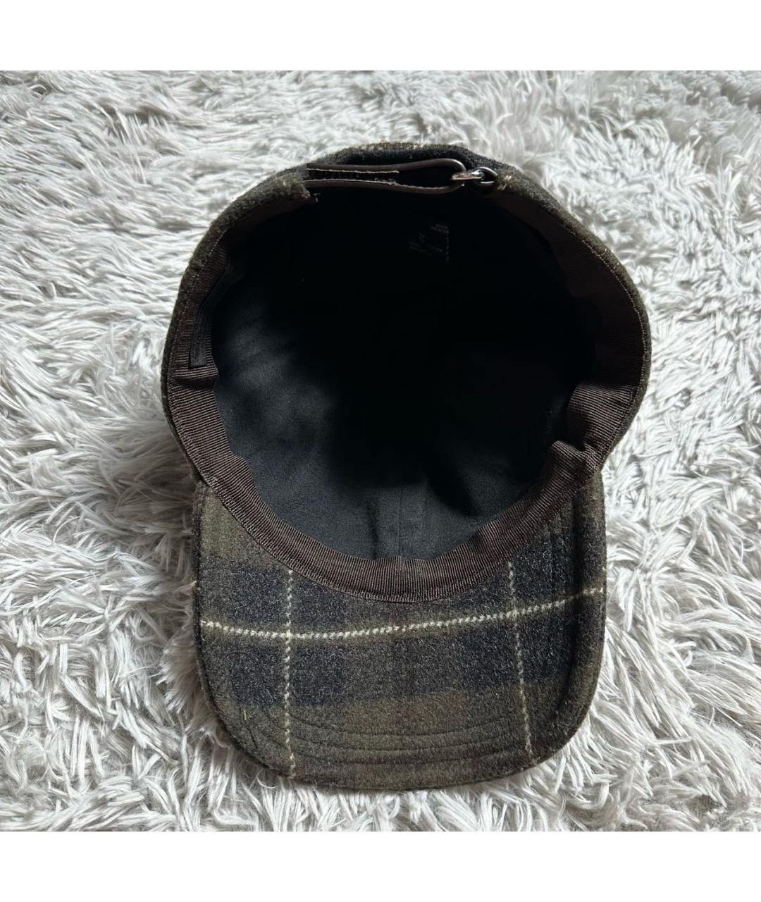 PRADA Зеленая шерстяная кепка, фото 5