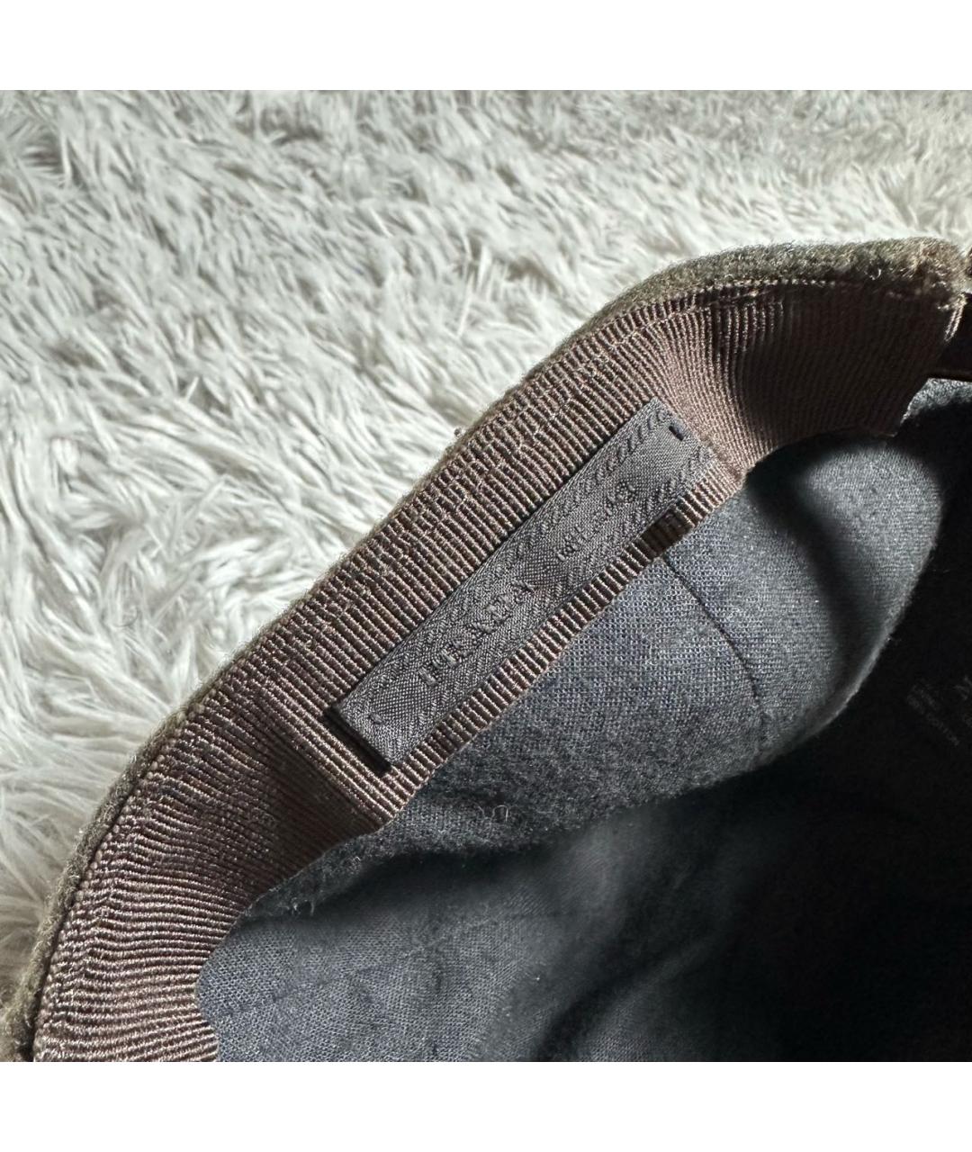 PRADA Зеленая шерстяная кепка, фото 6