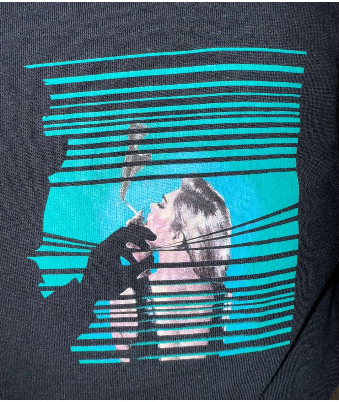 OFF-WHITE Черная хлопковая футболка, фото 7