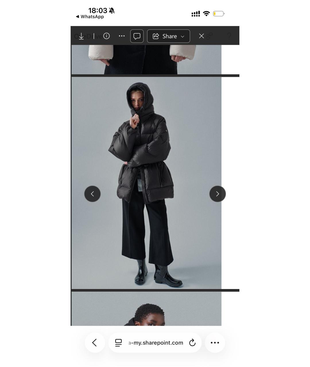 BACON Черный полиэстеровый пуховик, фото 6