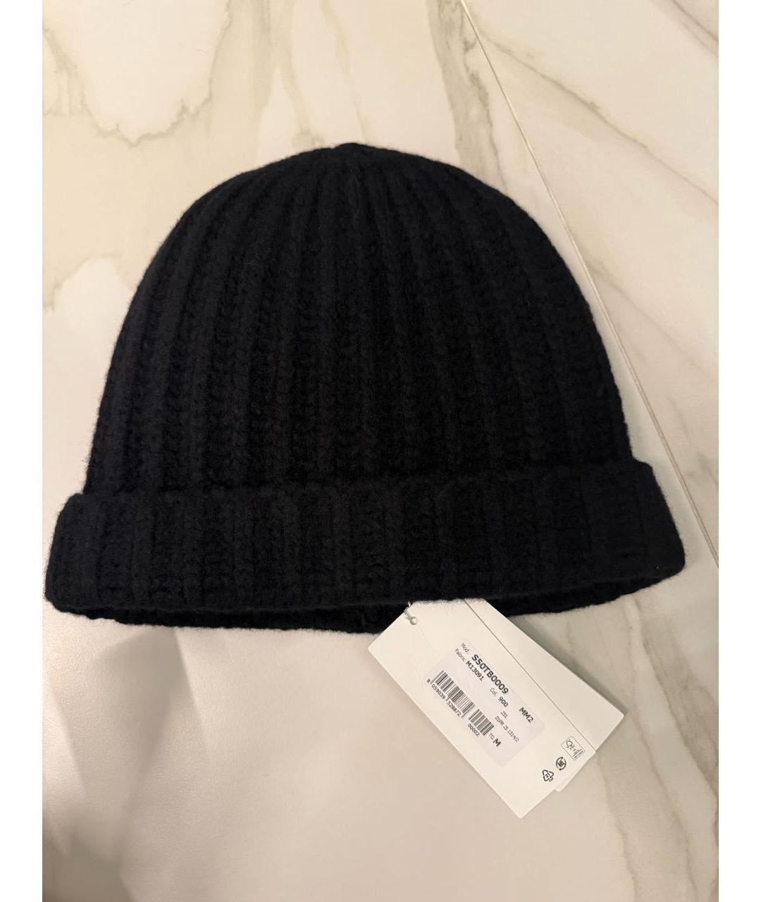 MAISON MARGIELA Черная шерстяная шапка, фото 2