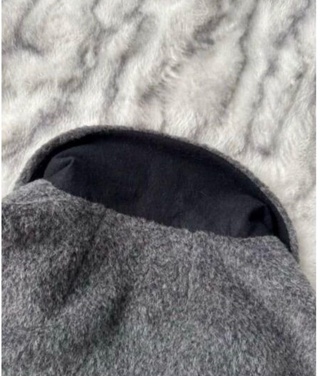 PINKO Серое шерстяное пальто, фото 3