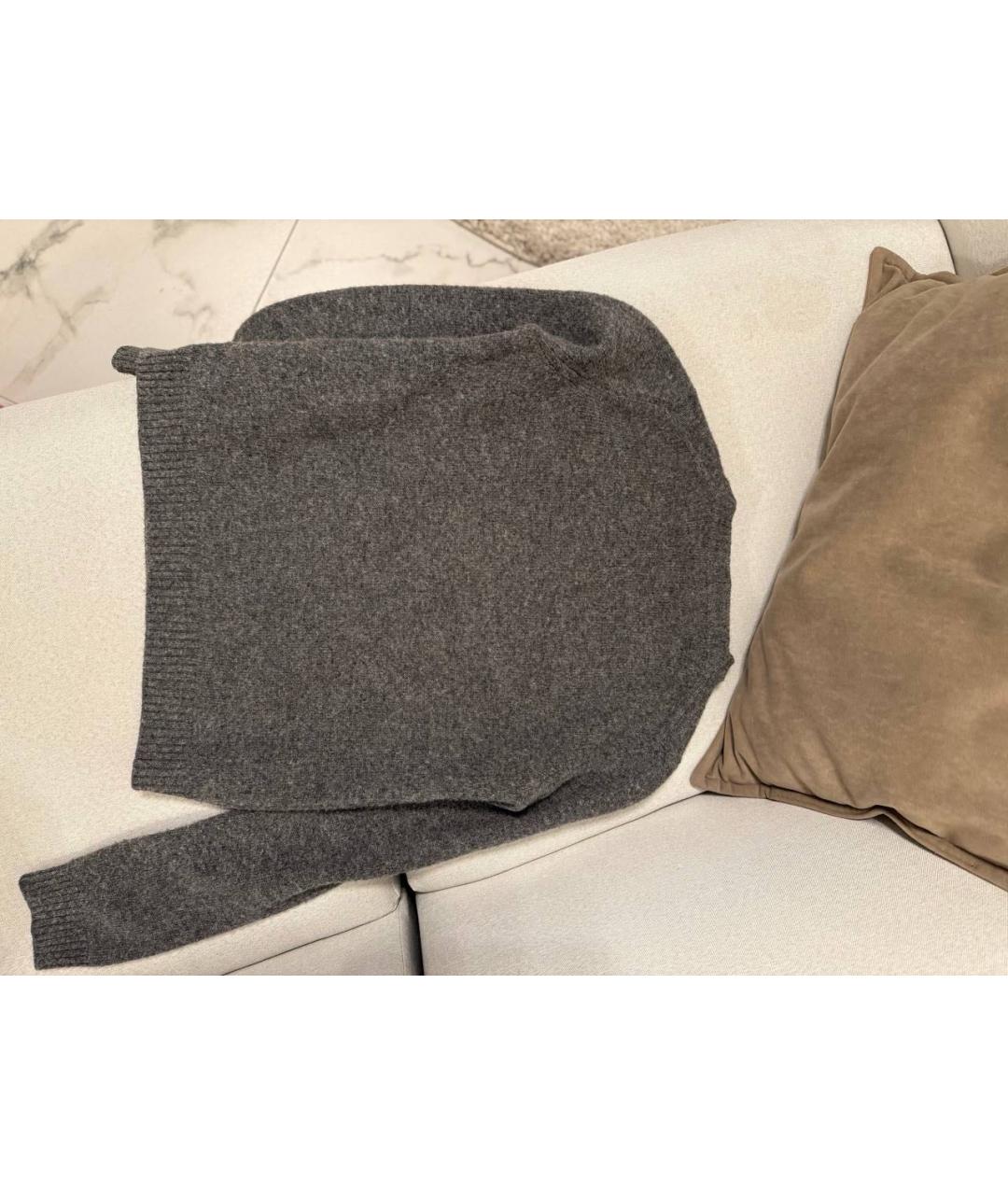 NO. 21 Серый шерстяной джемпер / свитер, фото 6