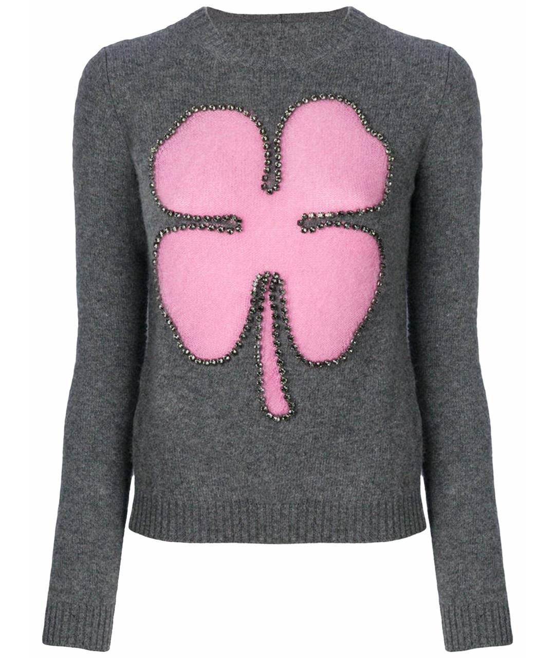 NO. 21 Серый шерстяной джемпер / свитер, фото 1