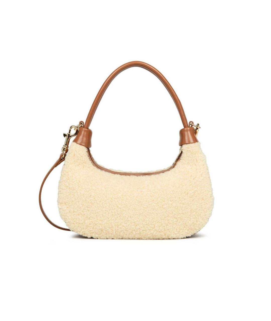 LANCASTER Бежевая сумка через плечо из искусственной кожи, фото 5