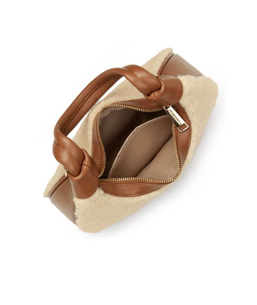 LANCASTER Бежевая сумка через плечо из искусственной кожи, фото 4