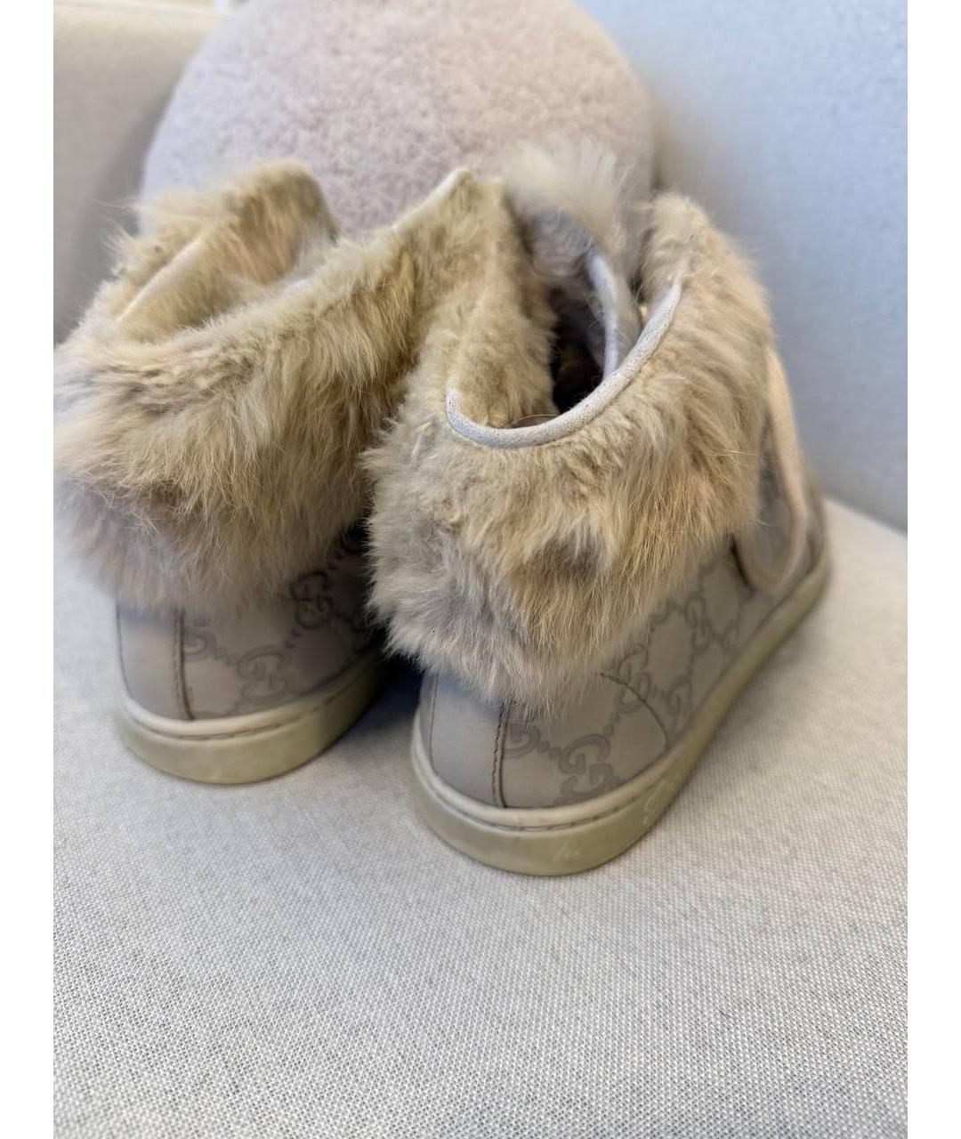 GUCCI Серые кеды, фото 3