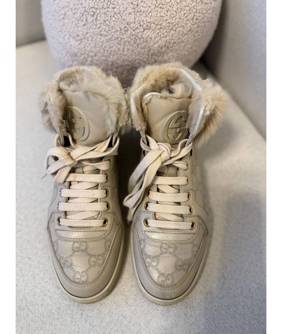 GUCCI Серые кеды, фото 2