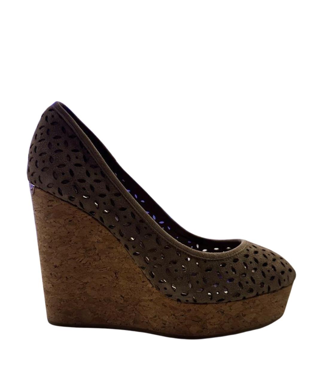 JIMMY CHOO Серые замшевые туфли, фото 1