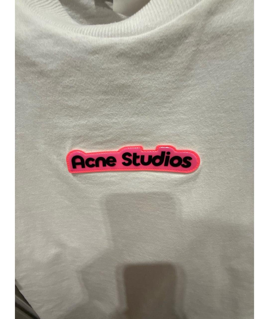 ACNE STUDIOS Белая футболка, фото 4