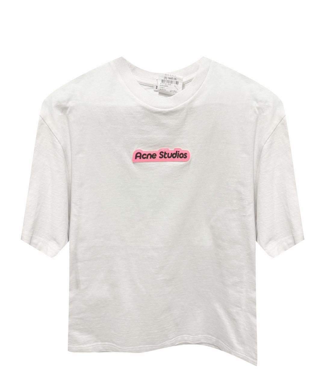ACNE STUDIOS Белая футболка, фото 1
