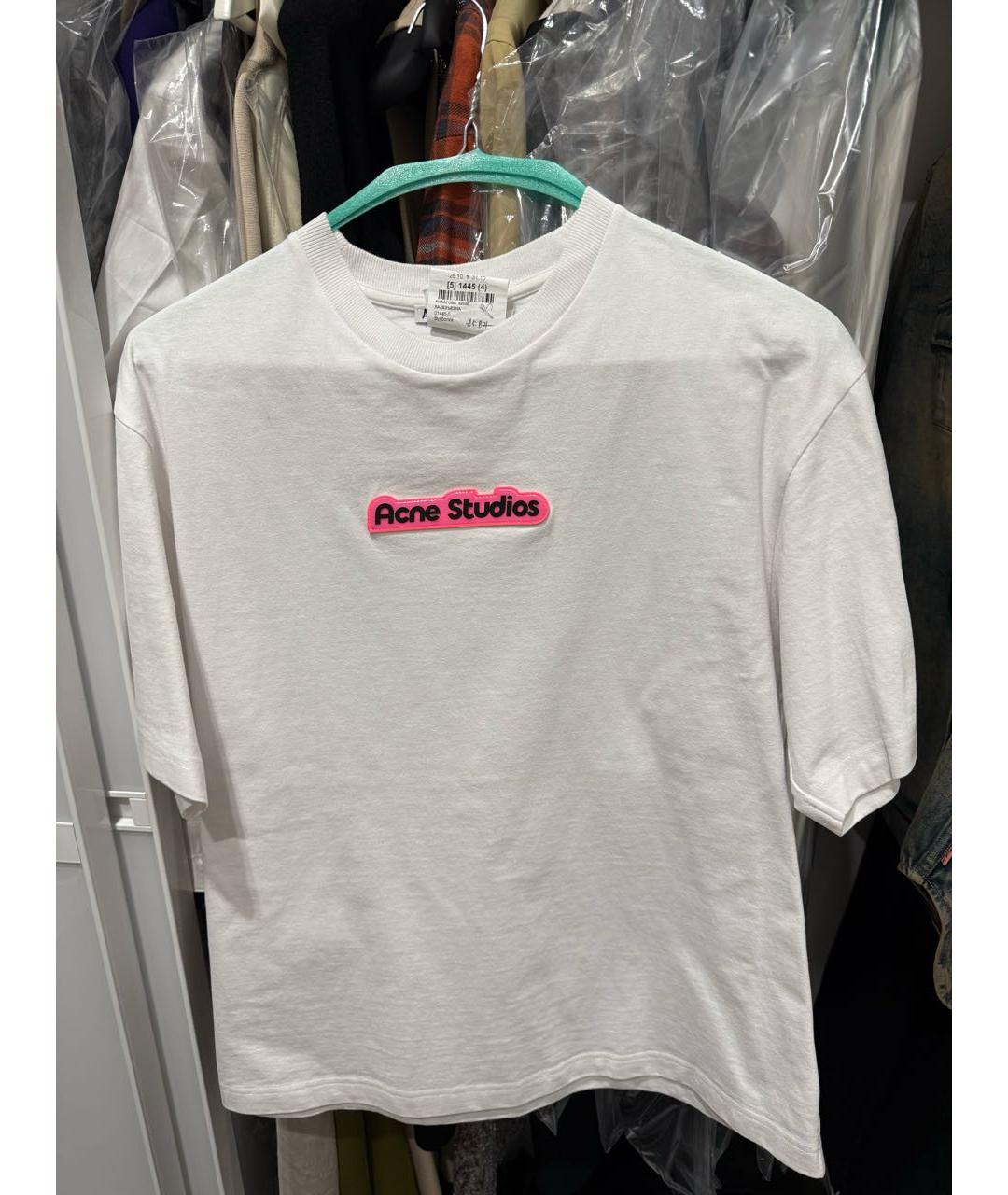 ACNE STUDIOS Белая футболка, фото 5