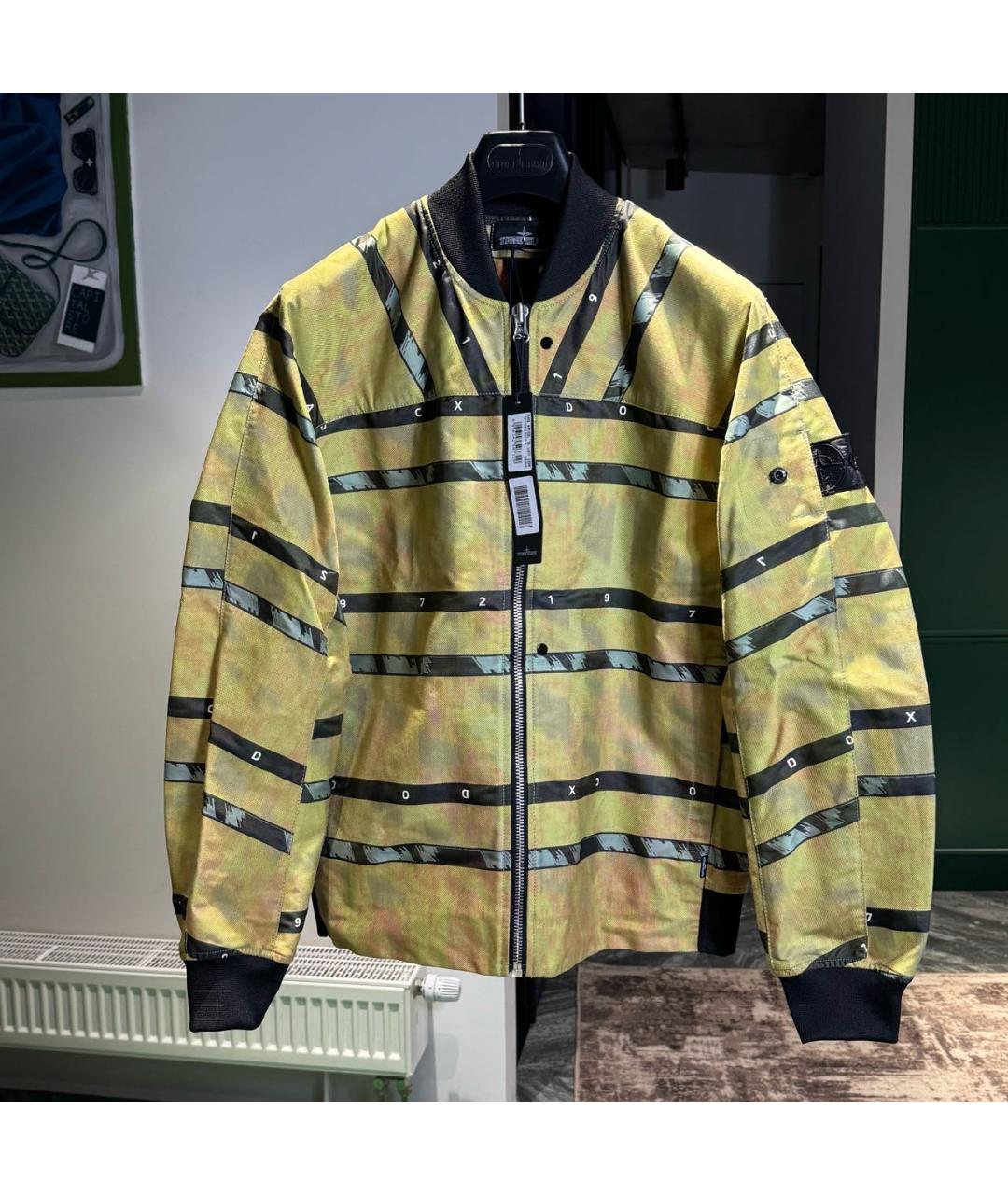 STONE ISLAND SHADOW PROJECT Желтая хлопковая куртка, фото 2