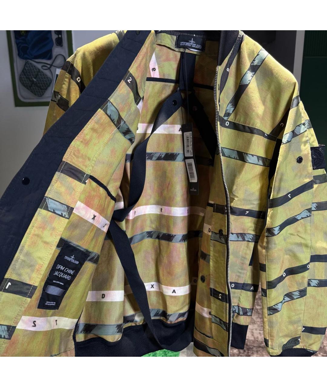 STONE ISLAND SHADOW PROJECT Желтая хлопковая куртка, фото 6