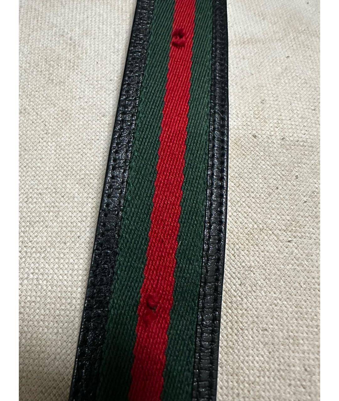 GUCCI Зеленый кожаный ремень, фото 6