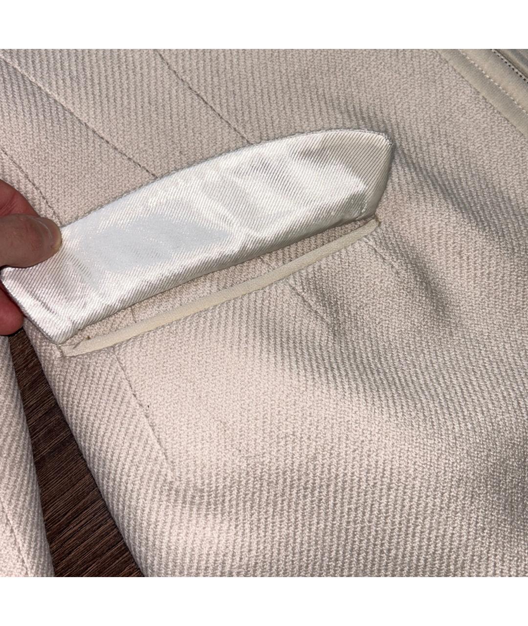 PRADA Бежевое шерстяное пальто, фото 6