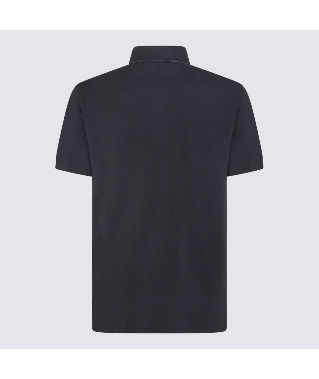 ETRO Хлопковое поло с коротким рукавом, фото 2