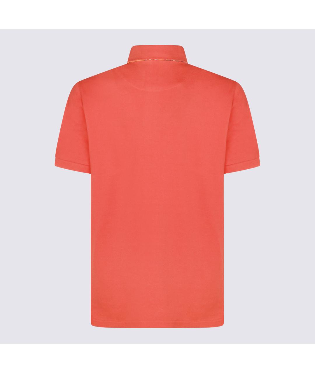 ETRO Оранжевая хлопковая футболка, фото 2