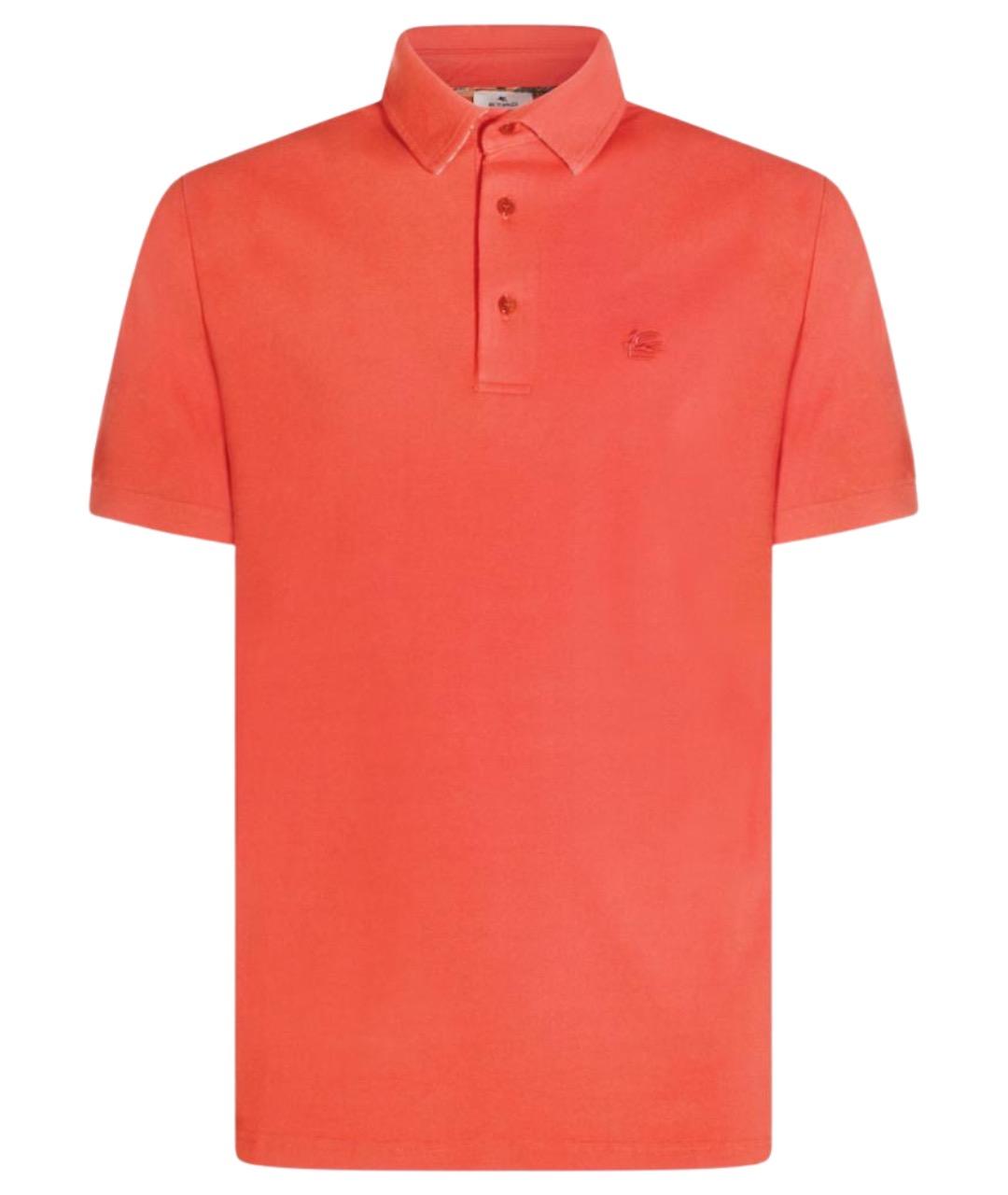 ETRO Оранжевая хлопковая футболка, фото 1