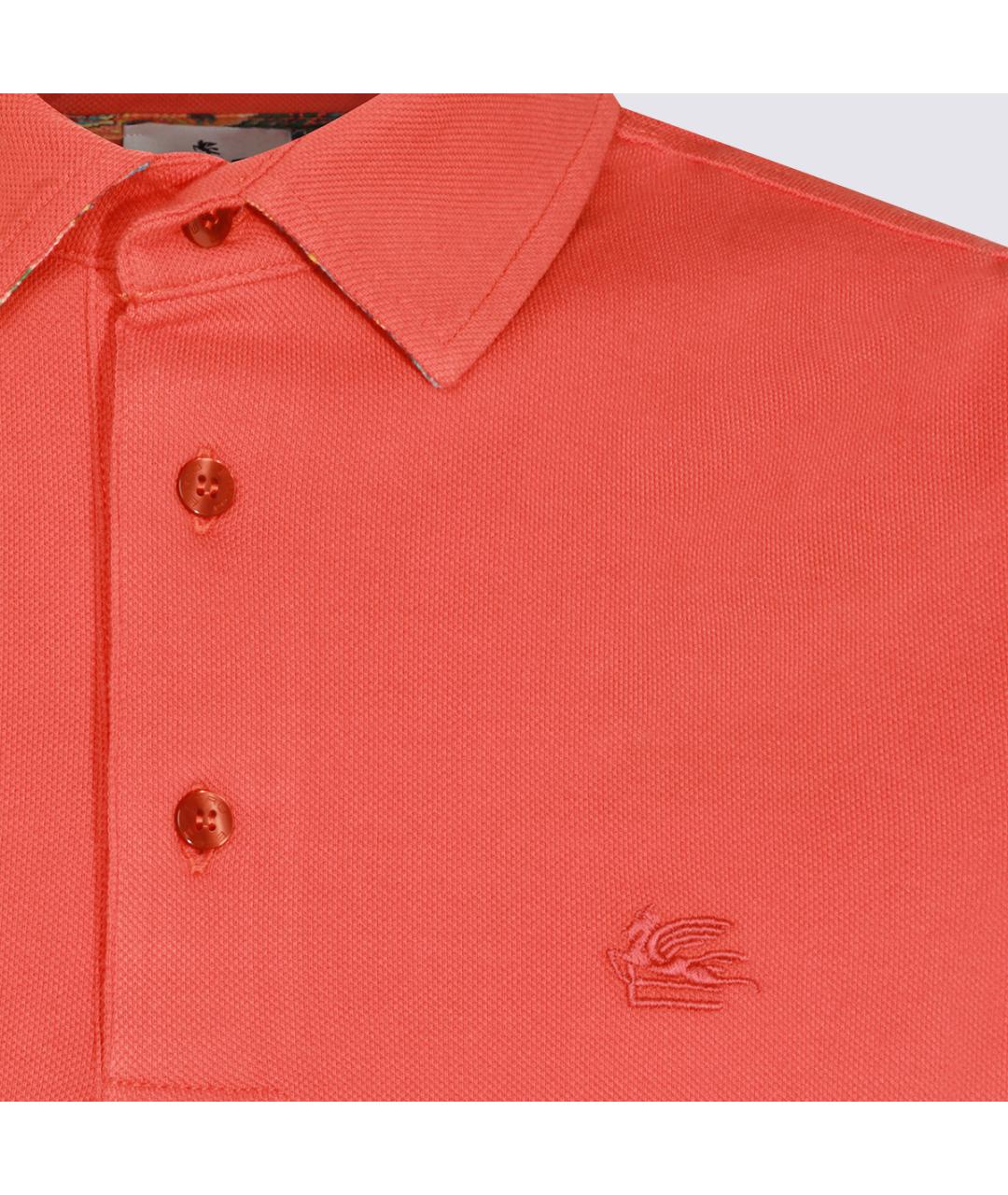 ETRO Оранжевая хлопковая футболка, фото 3