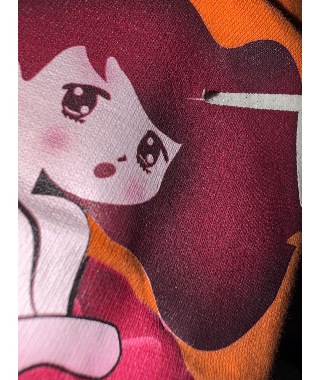 HERON PRESTON Оранжевая хлопковая футболка, фото 6