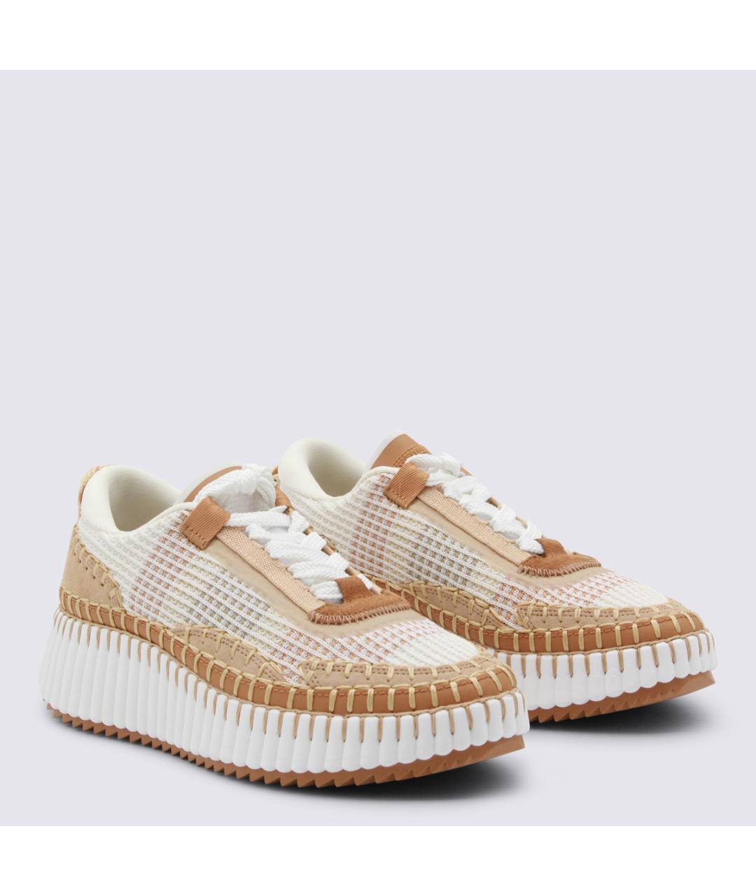 CHLOE Коричневые кроссовки, фото 2