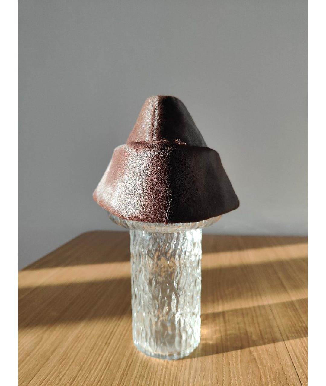 HERMES Коричневая кожаная шляпа, фото 2