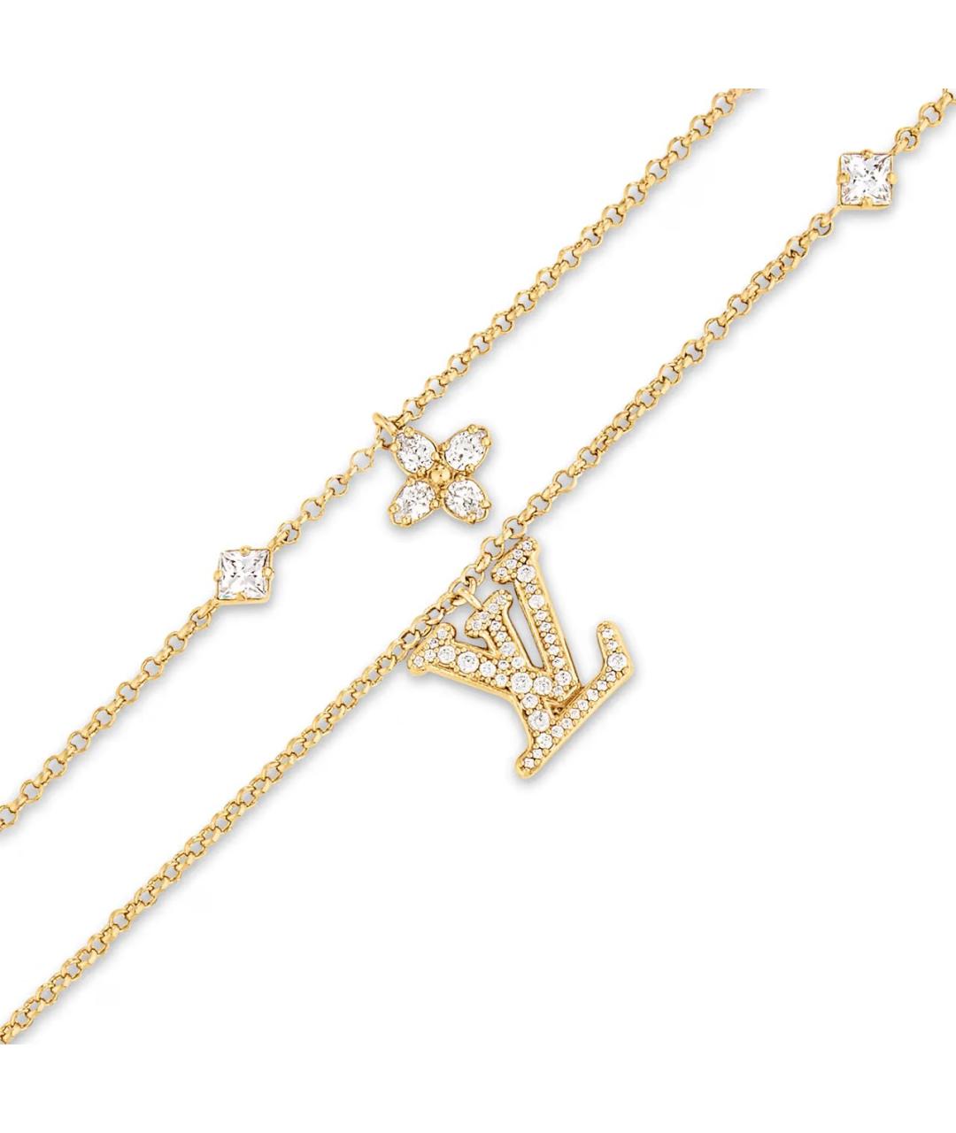 LOUIS VUITTON Золотой металлический браслет, фото 2