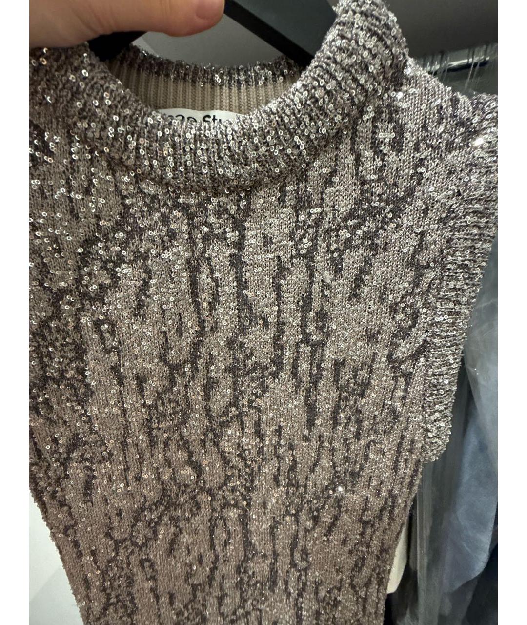 ACNE STUDIOS Фиолетовое вечернее платье, фото 4