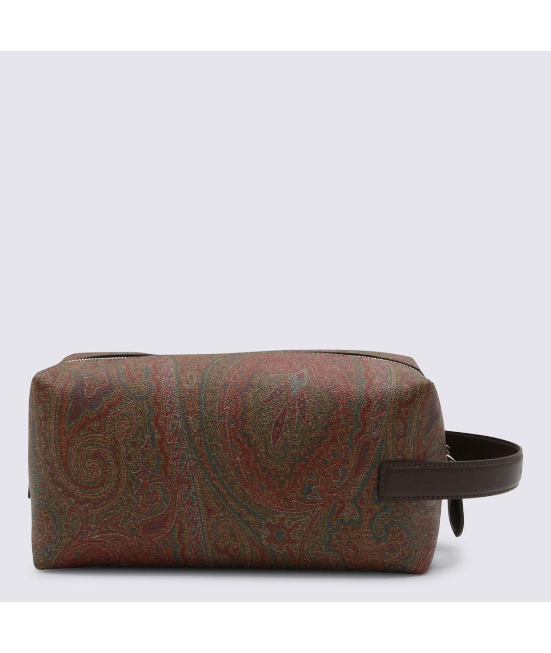 ETRO Коричневая хлопковая барсетка, фото 3