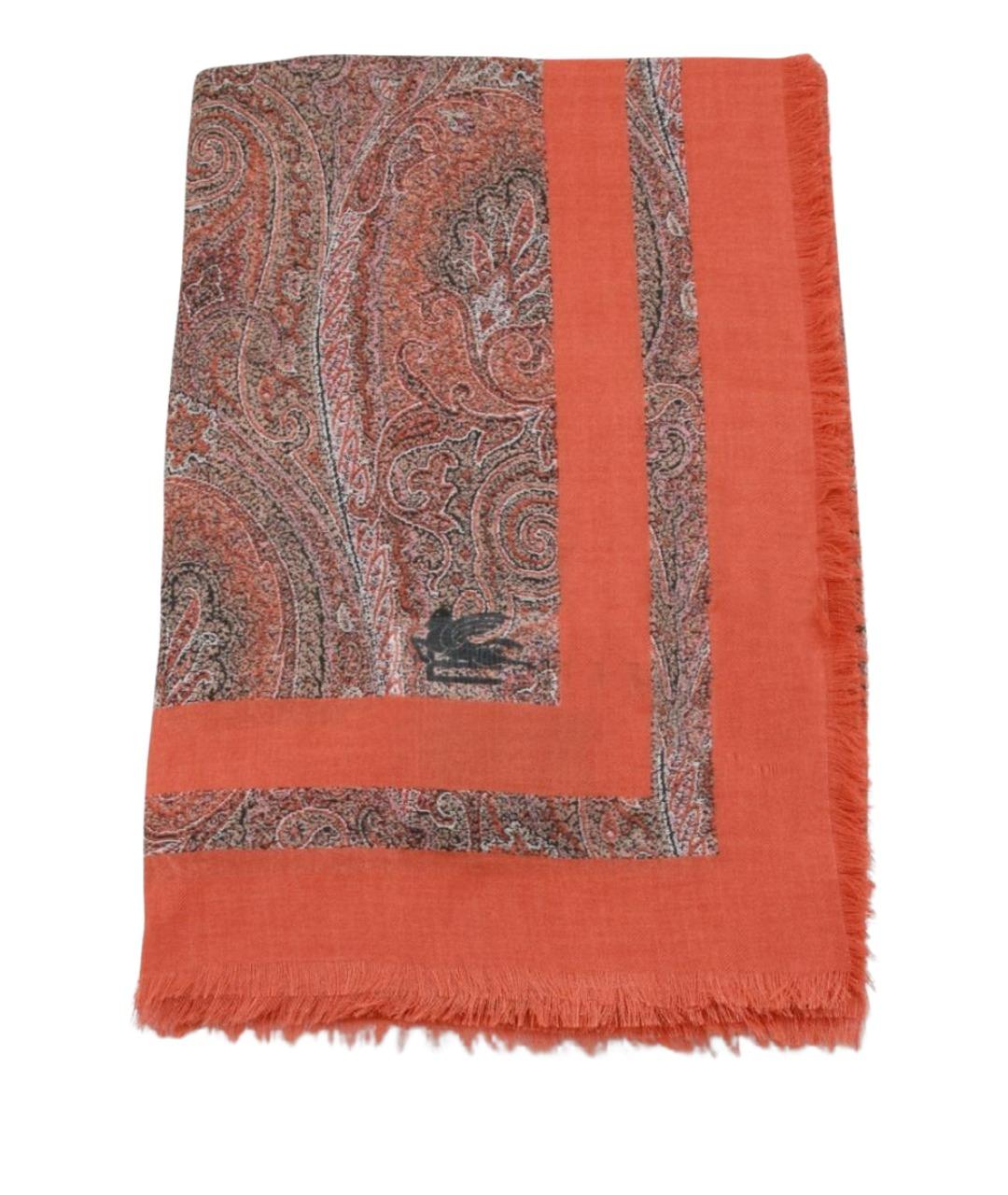 ETRO Коричневый шарф, фото 1