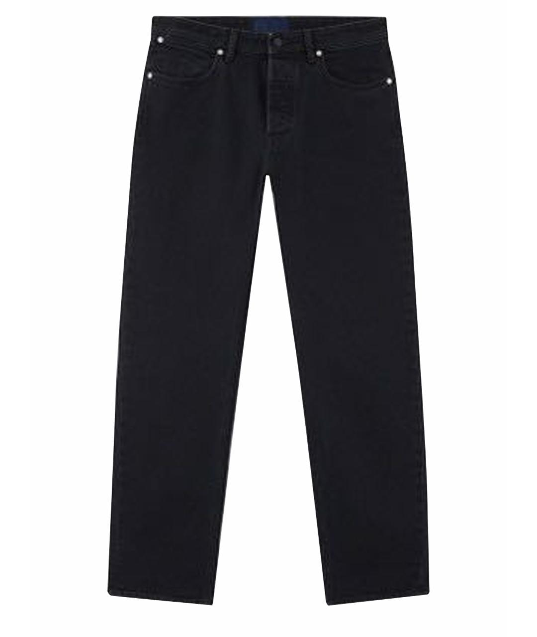 STONE ISLAND Черные хлопковые джинсы, фото 1