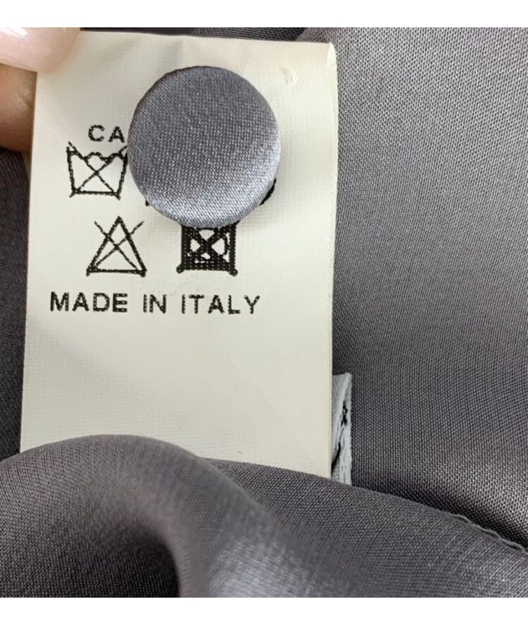 TWIN-SET Серая шелковая майка, фото 8