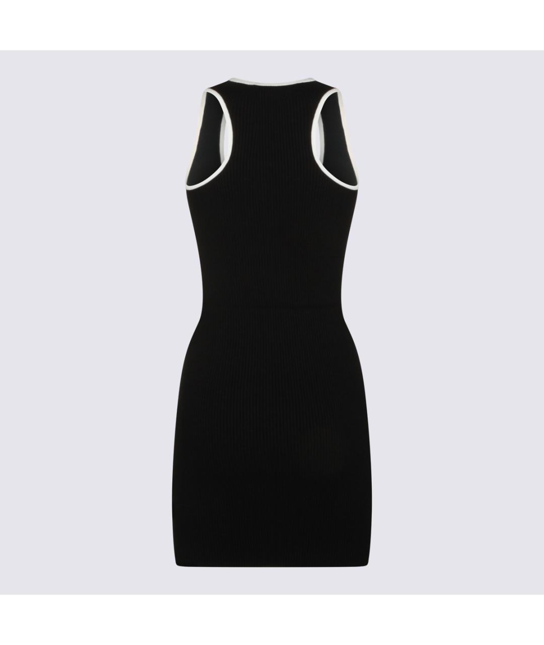 AMIRI Черное вискозное повседневное платье, фото 2