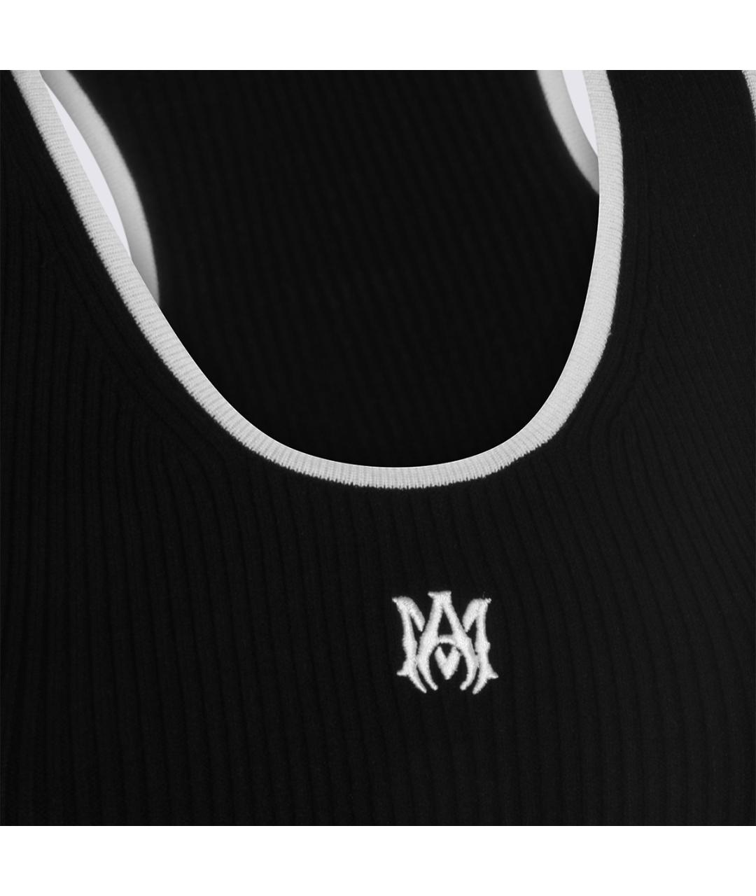 AMIRI Черное вискозное повседневное платье, фото 3