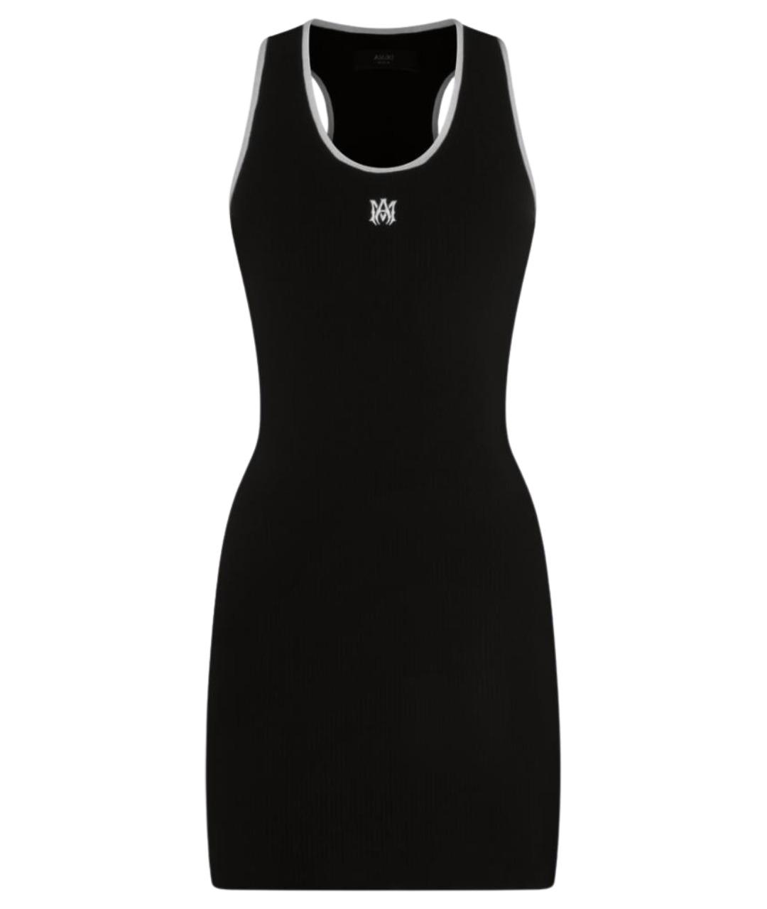 AMIRI Черное вискозное повседневное платье, фото 1