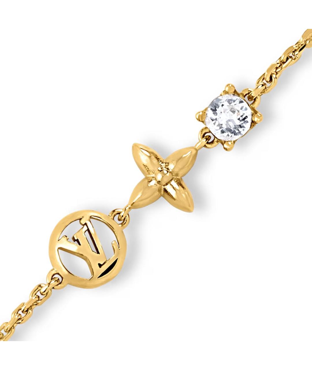 LOUIS VUITTON Золотой металлический браслет, фото 2