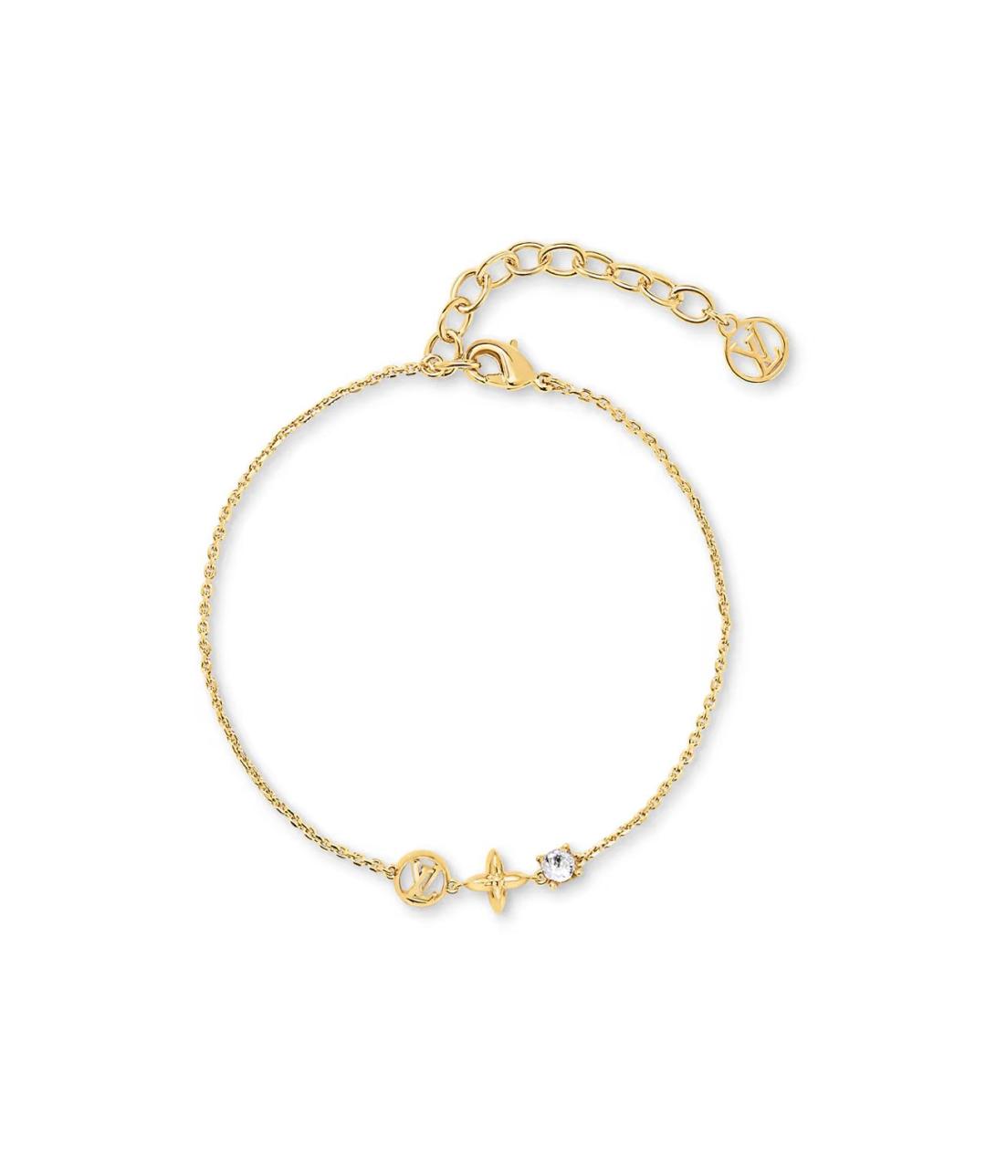 LOUIS VUITTON Золотой металлический браслет, фото 1