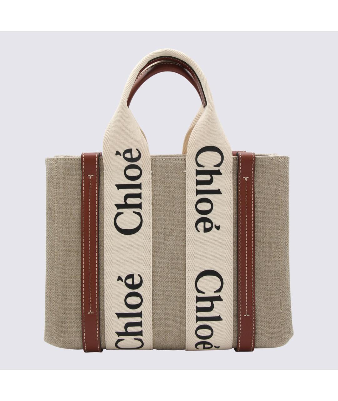 CHLOE Белая сумка тоут, фото 2